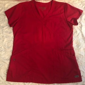 Grey’s Anatomy Modern Fit Mock Wrap Top